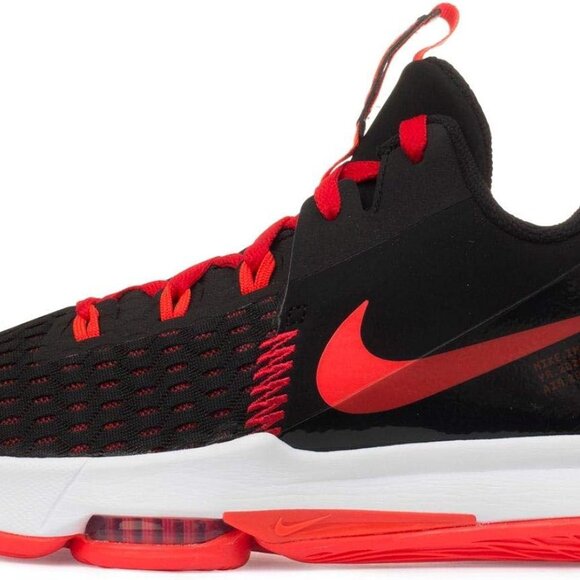 Nike Men's Black and Red Athletic Shoes - Picture 2 of 9